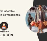 El primer día laborable después de las vacaciones.